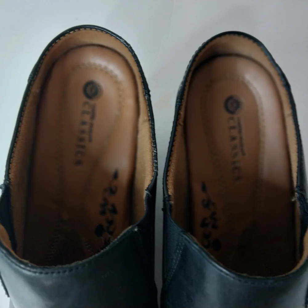 Earth Spirit Classic Black Leather Size 7 Women"s Shoes. - Picture 2 of 12